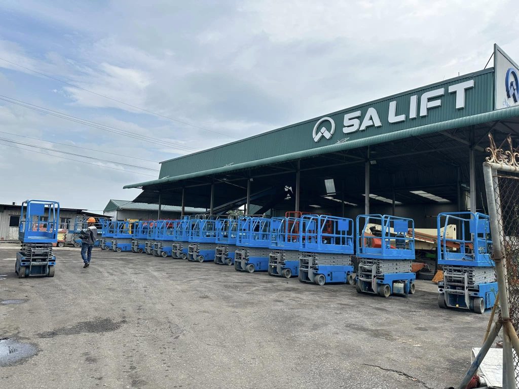 cho thuê xe nâng người hải phòng