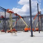 xe nâng người trong thi công xây dựng